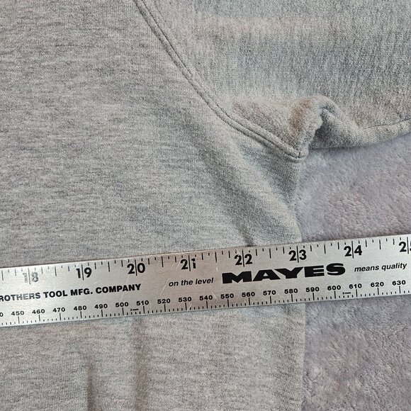 Disney Unisex Large Oogie Boogie Hoodie Sweatshirt Gray Graphic Pullover Pocket - Picture 5 of 12